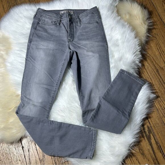 Athleta Gray Skinny Jeans Smooth Denim - Picture 1 of 8